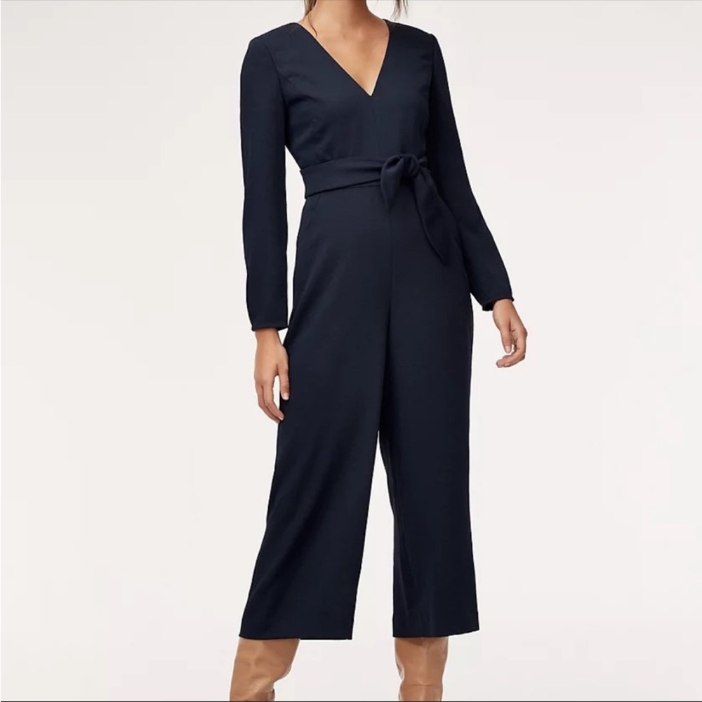 EUC Aritzia Wilfred Écoulement Jumpsuit Long-sleeve in Black